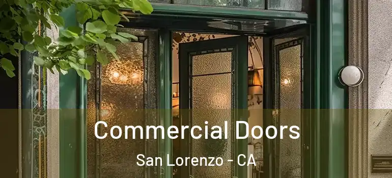  Commercial Doors San Lorenzo - CA