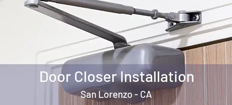  Door Closer Installation San Lorenzo - CA