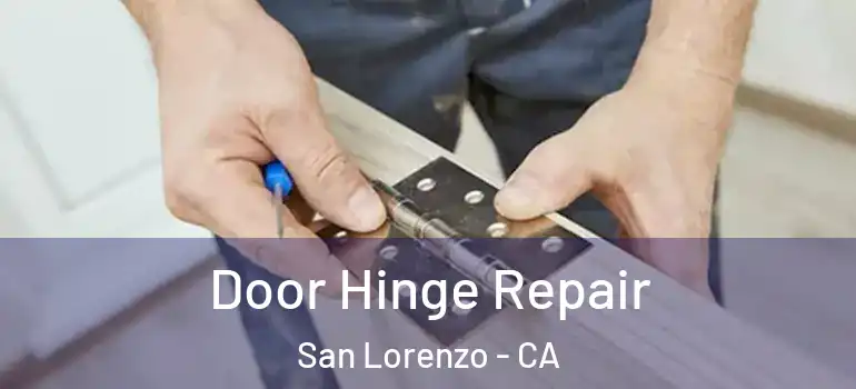  Door Hinge Repair San Lorenzo - CA