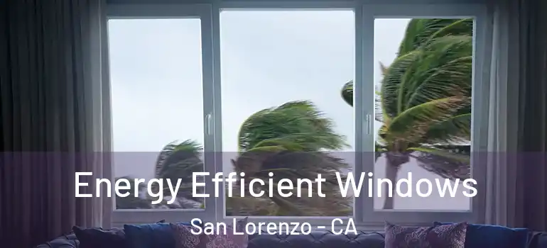  Energy Efficient Windows San Lorenzo - CA