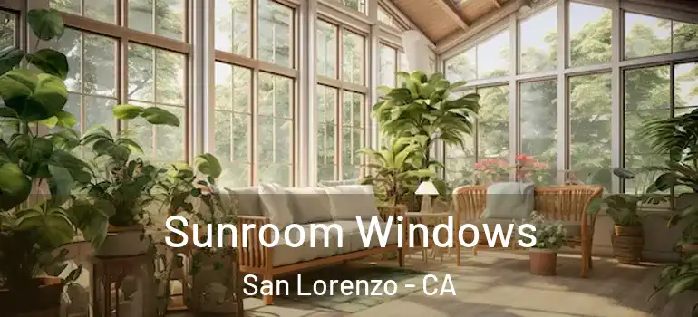  Sunroom Windows San Lorenzo - CA