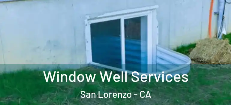  Window Well Services San Lorenzo - CA