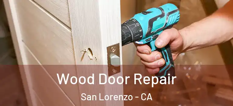  Wood Door Repair San Lorenzo - CA
